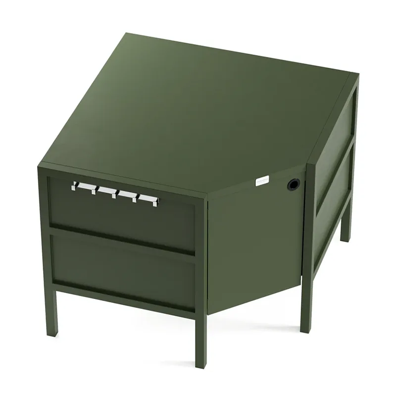 ပြင်ပ Free- Standing Corner Cabinet