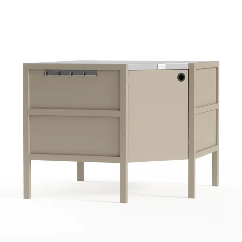 ပြင်ပ Free- Standing Corner Cabinet