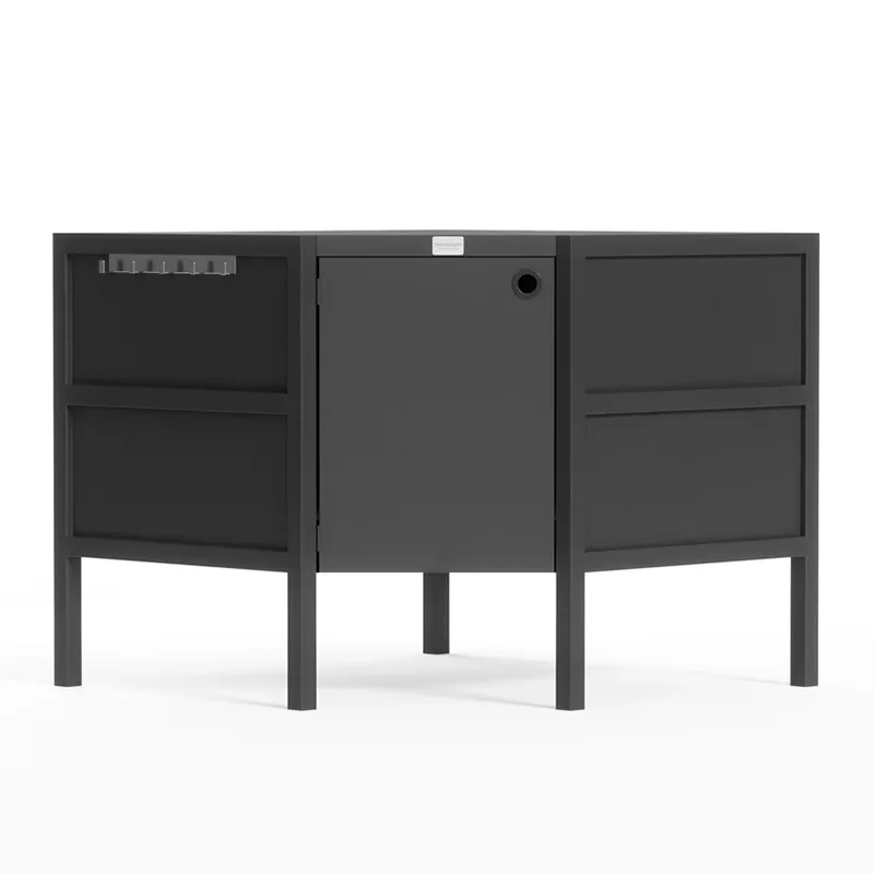ပြင်ပ Free- Standing Corner Cabinet