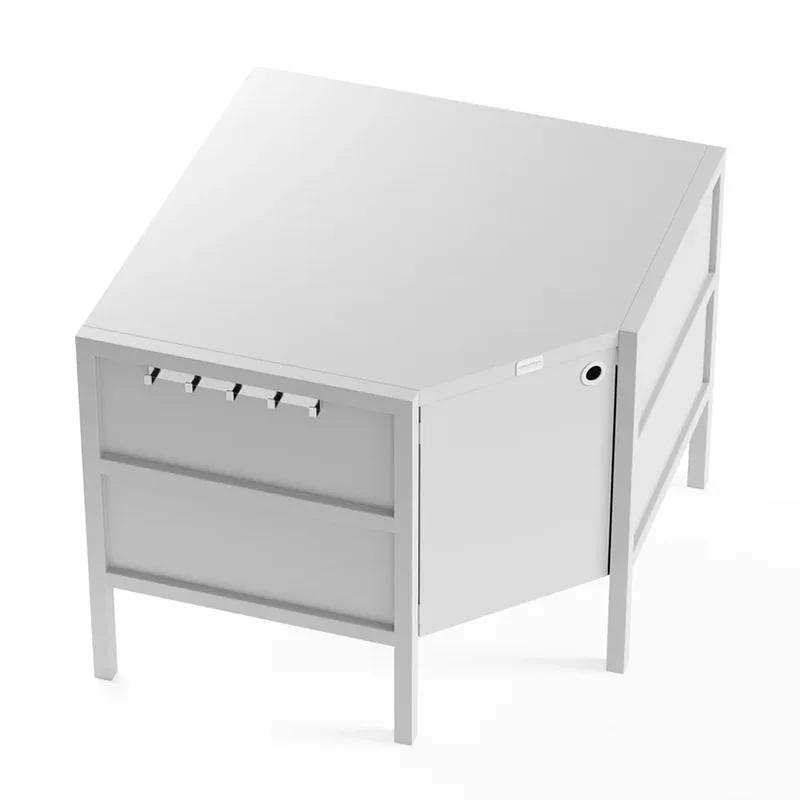 ပြင်ပ Free- Standing Corner Cabinet