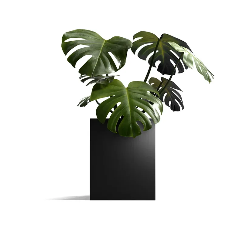 ပေါ့ပါးသော Square Outdoor Planter