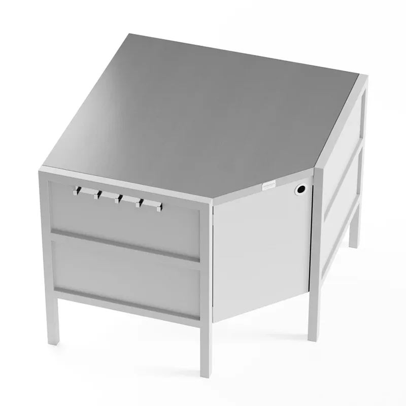 ပြင်ပ Free- Standing Corner Cabinet