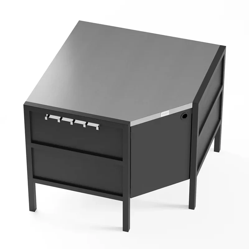 ပြင်ပ Free- Standing Corner Cabinet