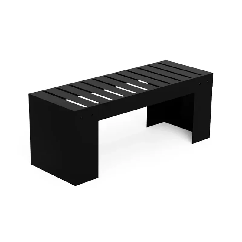Garden Black Outdoor Bench