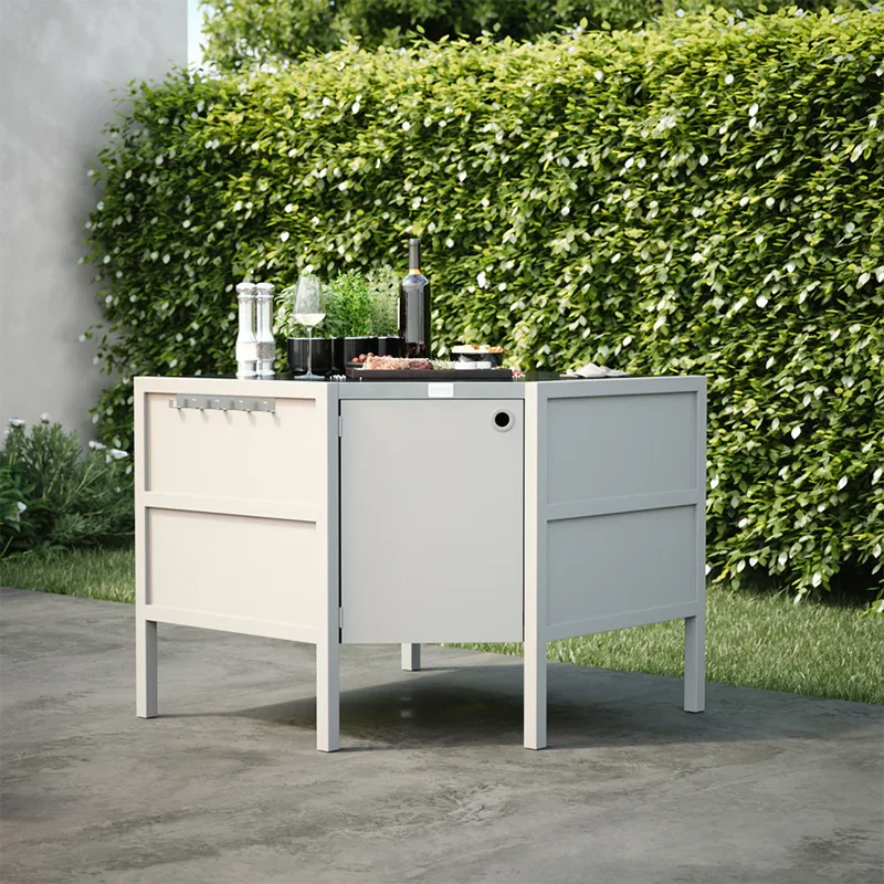 Outdoor Free-Standing Corner Cabinet Outdoor Free-Standing Corner Cabinet